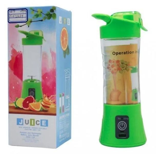 Фітнес-блендер Smart Juice Cup Fruits Портативний міксер, шейкер із USB-зарядкою 00019255 фото