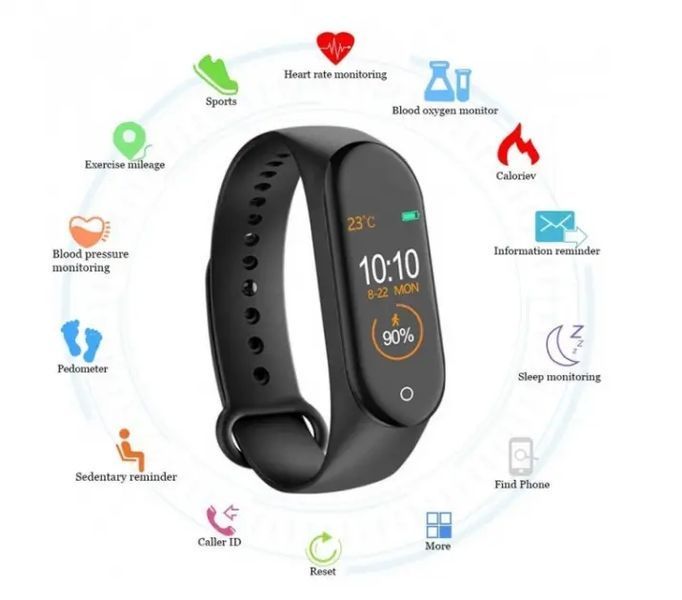 Фітнес браслет Xiaomi Mi Band M5 Смарт годинник для спорту 00022393 фото