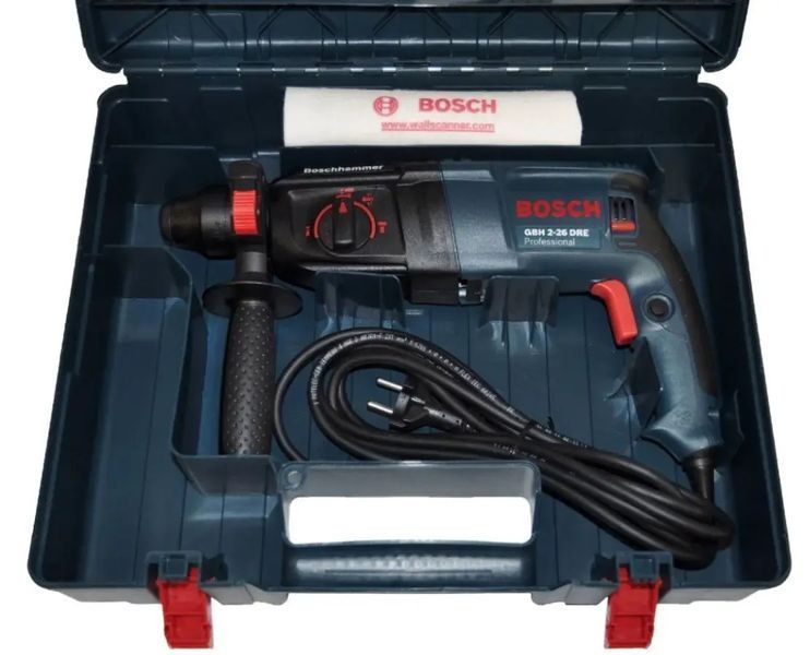 Перфоратор Bosch GBH 2-26 DRE (800 ВТ, 2.7 ДЖ), профессиональный перфоратор бош 00022775 фото