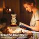 3D лампа Кришталевий Ведмедик Феєрверк Ведмідь Bearbick декоративний скляний нічник світлодіодний світильник 16 кольорів LED 00024437 фото 6