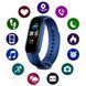 Фитнес браслет Smart Watch M5 Band Classic Black смарт часы-трекер. Цвет: синий 00022402 фото 5