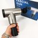 Аккумуляторный массажер fascial gun kh-320 портативный ручной ударный мышечный пистолет 4 насадки серый 00015543 фото 18
