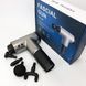 Аккумуляторный массажер fascial gun kh-320 портативный ручной ударный мышечный пистолет 4 насадки серый 00015543 фото 12