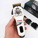 Машинка для стрижки волосся та бороди професійна VGR V-699 B з насадками та LED дисплеєм. Колір: білий 00014423 фото 9