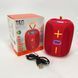 Портативная Bluetooth колонка TG658 8W с RGB подсветкой, колонка для вечеринки. Цвет: красный 00017249 фото 10