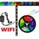 Светодиодная лента SMD 5050 RGB LED 5 м IP65 с bluetooth контролем. подключение 220V 00022871 фото 1