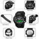 Часы наручные мужские SKMEI 1586BK BLACK, водонепроницаемые мужские часы, часы спортивные. Цвет: черный 00022048 фото 4