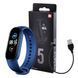 Фитнес браслет Smart Watch M5 Band Classic Black смарт часы-трекер. Цвет: синий 00022402 фото 1