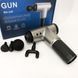 Аккумуляторный массажер fascial gun kh-320 портативный ручной ударный мышечный пистолет 4 насадки серый 00015543 фото 25