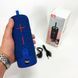 Портативна Bluetooth колонка TG619C FM-радіо USB/TF з ремінцем, блютуз колонка з підсвічуванням. Колір: синій 00017218 фото 4