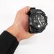 Часы наручные мужские SKMEI 1586BK BLACK, водонепроницаемые мужские часы, часы спортивные. Цвет: черный 00022048 фото 7