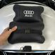 Автомобільна подушка для підголівника Audi &ndash; чорна натуральна шкіра 00016838 фото 7