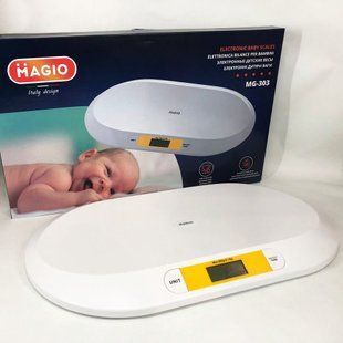 Весы детские для младенцев Magio MG-303, напольные весы для младенцев 00013378 фото