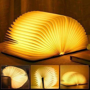 Светильник ночник настольный Книга 3 режима свечения, детский ночник безопасный для ребенка 00013486 фото