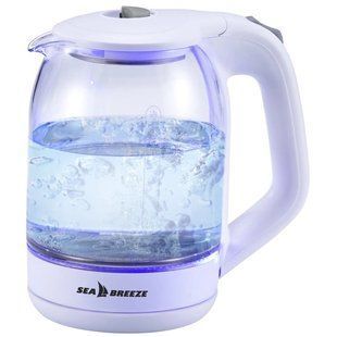 Электрочайник SeaBreeze SB-015 1.8 л, чайники с подсветкой, электронный чайник тихий электрический чайник 00018905 фото
