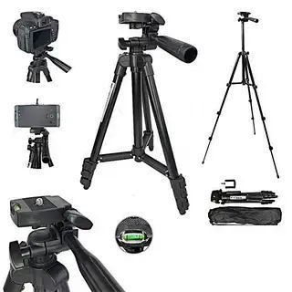 Штатив металлический универсальный для телефона и фотоаппарата Tripod 3120 портативный трипод 0,35-1.02м 00017587 фото