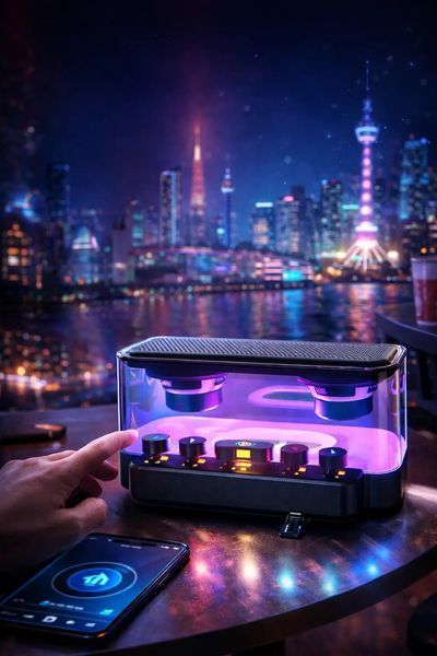 Бездротова Bluetooth-колонка з RGB-підсвічуванням Z6 00018218 фото