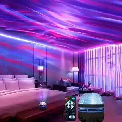 Ночник-проектор RGB та пульт ДК, від USB, AT-0 / Світлодіодна лампа 00017344 фото