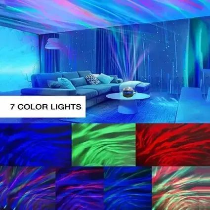 Ночник-проектор RGB та пульт ДК, від USB, AT-0 / Світлодіодна лампа 00017344 фото