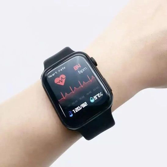 Умные смарт часы Smart Watch I7 PRO MAX с голосовым вызовом тонометр пульсометр оксиметр. Цвет: черный 00022444 фото