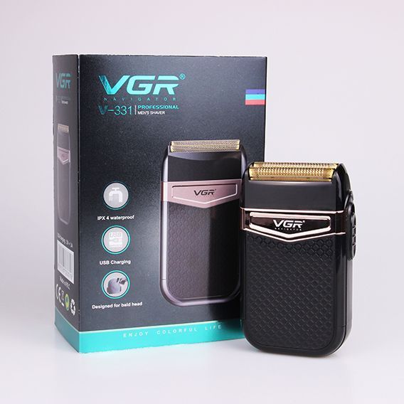 Електробритва VGR V-331, шейвер бритва тример для стрижки вусів та бороди професійна чоловіча бритва 00014369 фото