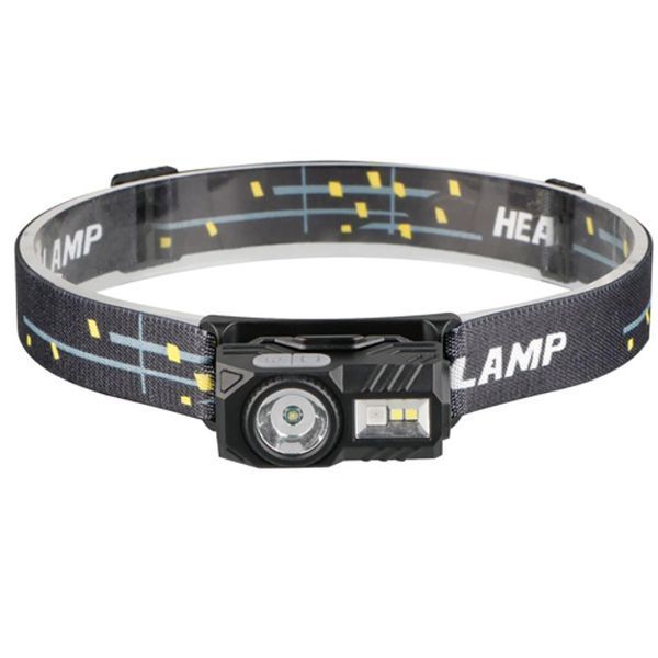 Фонарь налобный T131-XPE+3SMD с датчиком движения, Налобный фонарь для туризма рыбалки и охоты 00023180 фото
