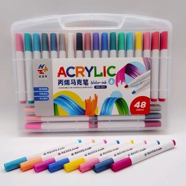 Акварельные маркеры 60 цветов Water Brush 00016034 фото