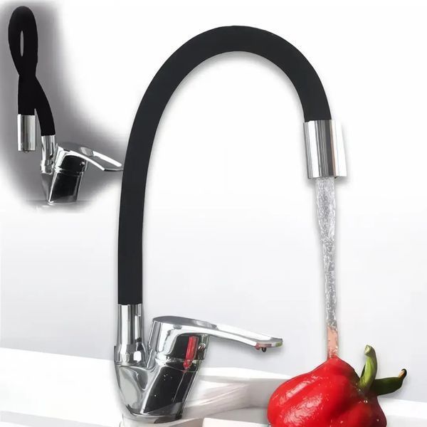 Змішувач гнучким краном 47 см для ванної та кухні Water tap HA-181 00021393 фото