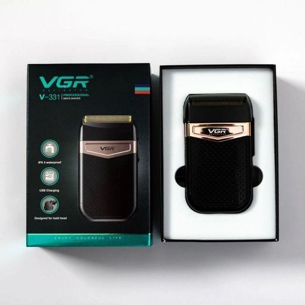 Електробритва VGR V-331, шейвер бритва тример для стрижки вусів та бороди професійна чоловіча бритва 00014369 фото