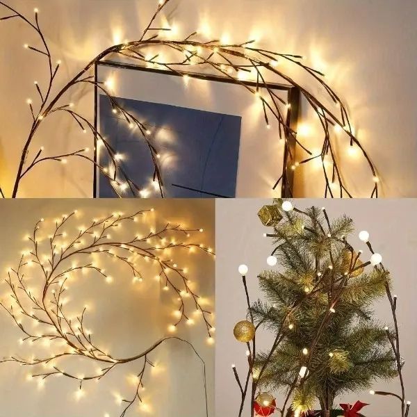 Гірлянда 1,5 м 144 LED, USB, 8 режимів, тепле світло 00024851 фото