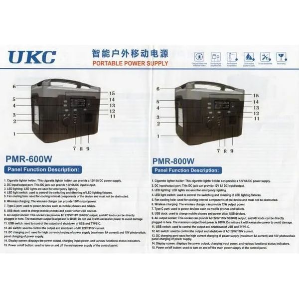 Портативный солнечная станция , генератор Sine 600w 12V 40A 00018142 фото