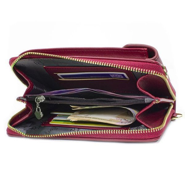 Женский кошелек Baellerry N8591 Red сумка-клатч для телефона денег банковских карт 00018340 фото