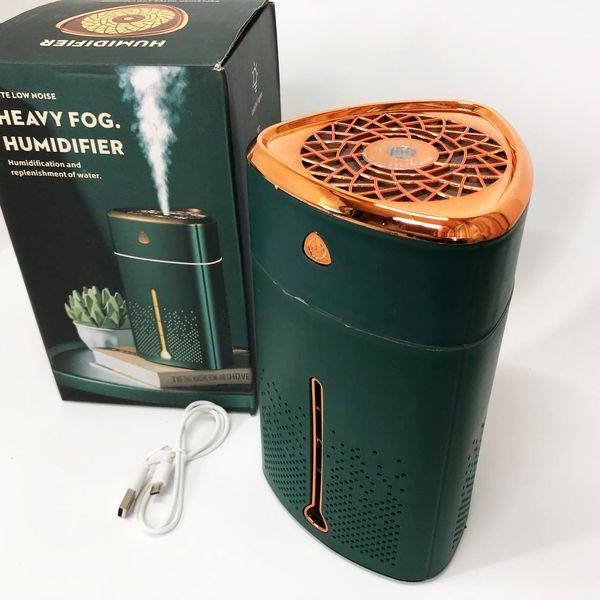 Ультразвуковий зволожувач повітря для дітей з підсвічуванням Heavy Fog Humidifier, Зволожувач міні. Зелений 00012691 фото