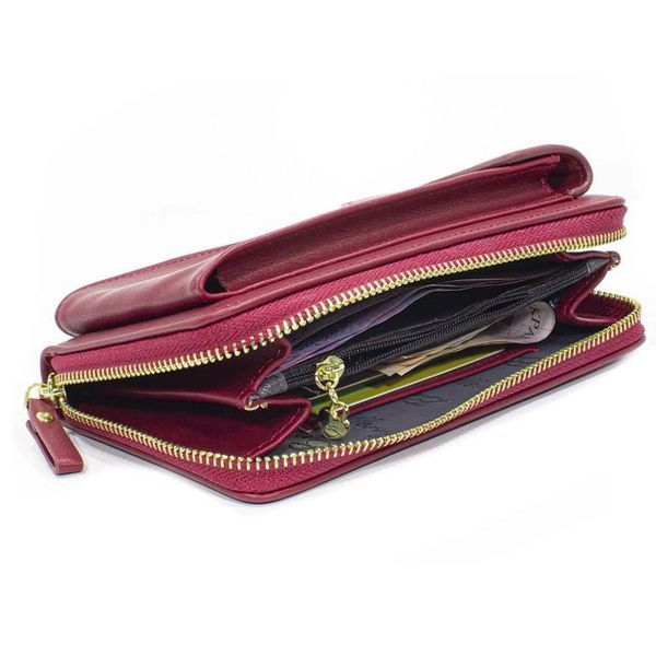 Женский кошелек Baellerry N8591 Red сумка-клатч для телефона денег банковских карт 00018340 фото