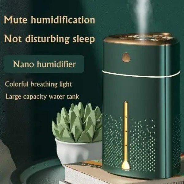 Ультразвуковий зволожувач повітря для дітей з підсвічуванням Heavy Fog Humidifier, Зволожувач міні. Зелений 00012691 фото