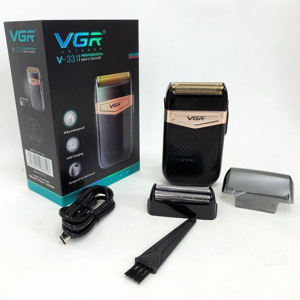 Електробритва VGR V-331, шейвер бритва тример для стрижки вусів та бороди професійна чоловіча бритва 00014369 фото