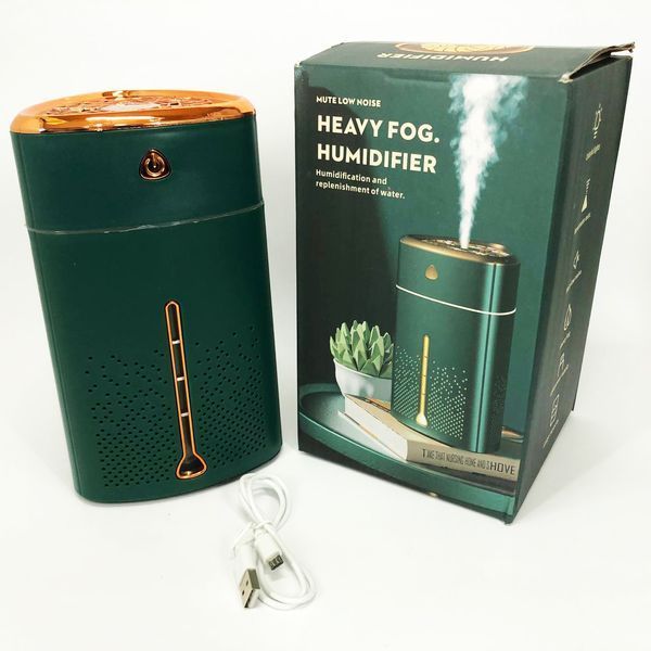 Ультразвуковий зволожувач повітря для дітей з підсвічуванням Heavy Fog Humidifier, Зволожувач міні. Зелений 00012691 фото