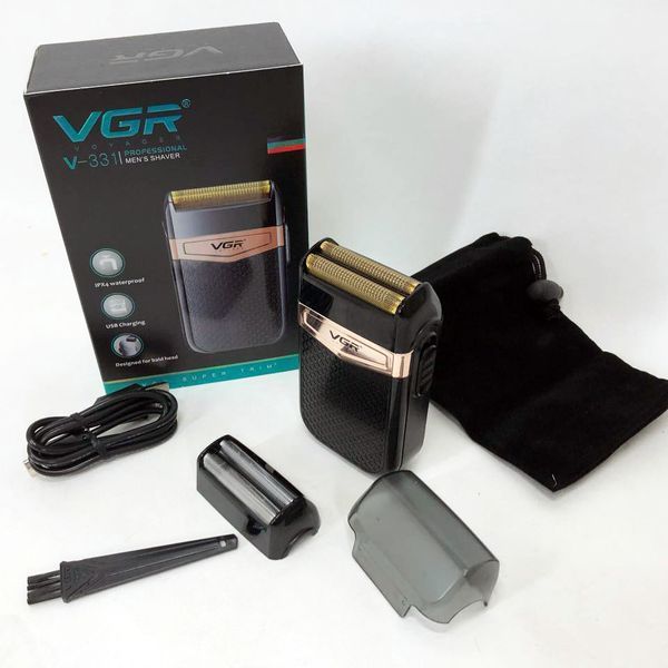 Електробритва VGR V-331, шейвер бритва тример для стрижки вусів та бороди професійна чоловіча бритва 00014369 фото