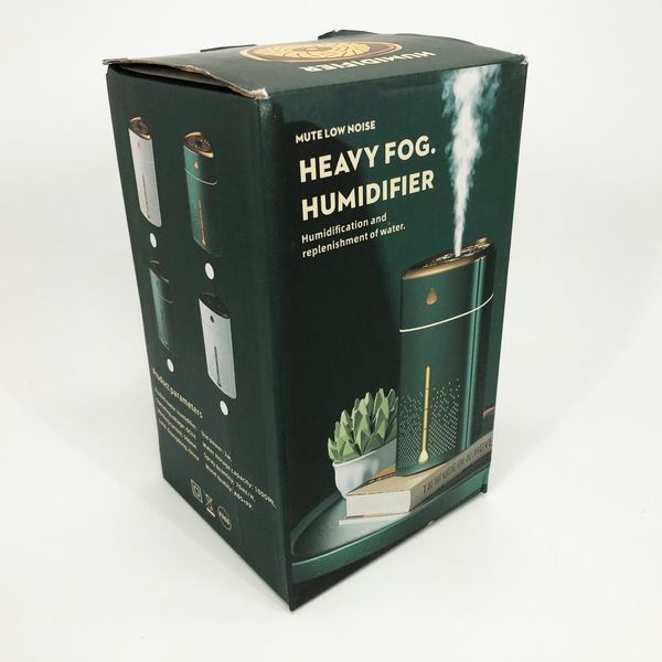 Ультразвуковий зволожувач повітря для дітей з підсвічуванням Heavy Fog Humidifier, Зволожувач міні. Зелений 00012691 фото