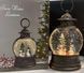 Новогодний винтажный светильник-фонарь WDL-2103C/ 10084 высотой 7,5 см с атмосферной подсветкой Снеговик 00024530 фото 1