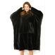 Толстовка плед з капюшоном і рукавами Huggle Hoodie оверсайз. Колір: чорний 00015826 фото 10