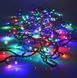 Светодиодная Гирлянда нить 101 led RGB разноцветная (черный провод) 9 м 00024841 фото 2