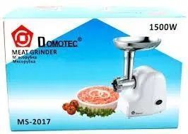 Электромясорубка Domotec MS 2017 2500W, Кухонная электрическая мясорубка 00020690 фото