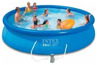 Семейный надувной бассейн 457*84 см 2006 л/ч. Intex 28158 00013943 фото