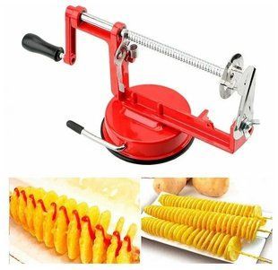 Машинка для різання картоплі спіраллю SPIRAL POTATO SLICER апарат для нарізування картоплі для чіпсів 00020453 фото