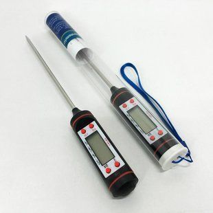 Кухонний термометр Moltis, електронний зі щупом JR-1/TP101 з високоякісної сталі та пластику 00020331 фото