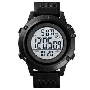 Годинник наручний чоловічий SKMEI 1508BKWT BLACK, годинник наручний електронний тактичний. Колір: чорний 00022481 фото