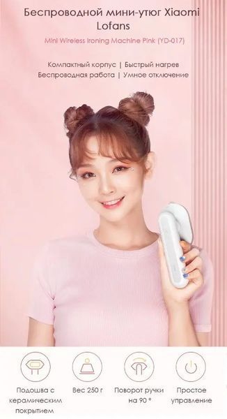 Портативна дорожня праска відпарювач Portable Electric Iron, Ручна портативна праска 00015595 фото