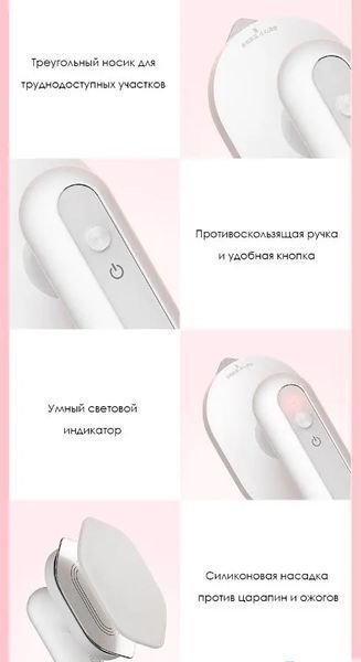 Портативна дорожня праска відпарювач Portable Electric Iron, Ручна портативна праска 00015595 фото