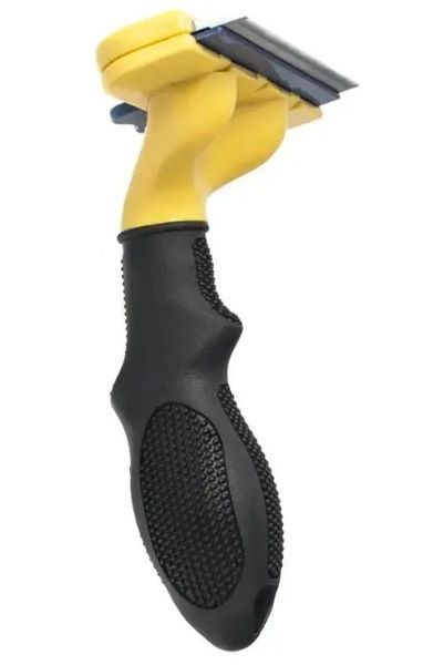 Фурмінатор для довгошерстих собак та кішок з кнопкою Furminator Short Hair Large 10 см 00021897 фото
